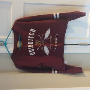 Cropped Gryffindor Quidditch Sweatshirt